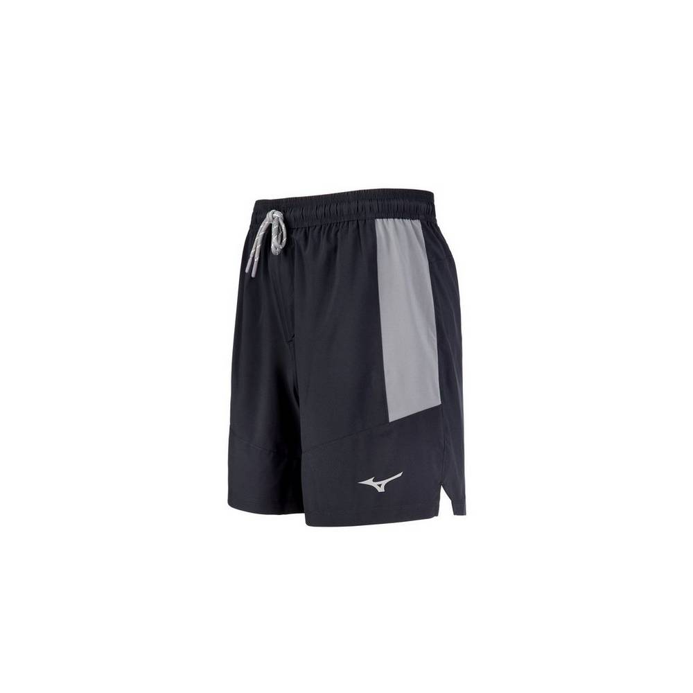 Pantalones Cortos Mizuno 7" Hombre Negras Outlet BWKL-65317